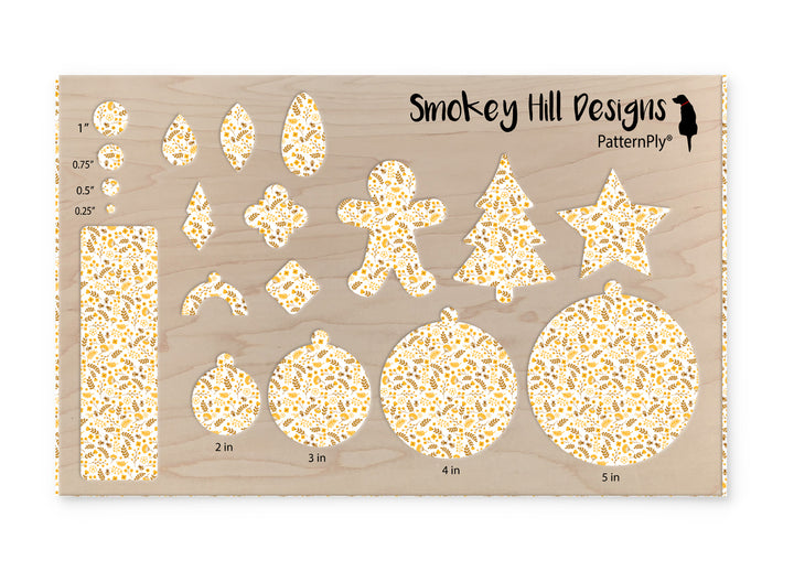 PatternPly® Full Coverage Mustard Yellow Bees and Flowers