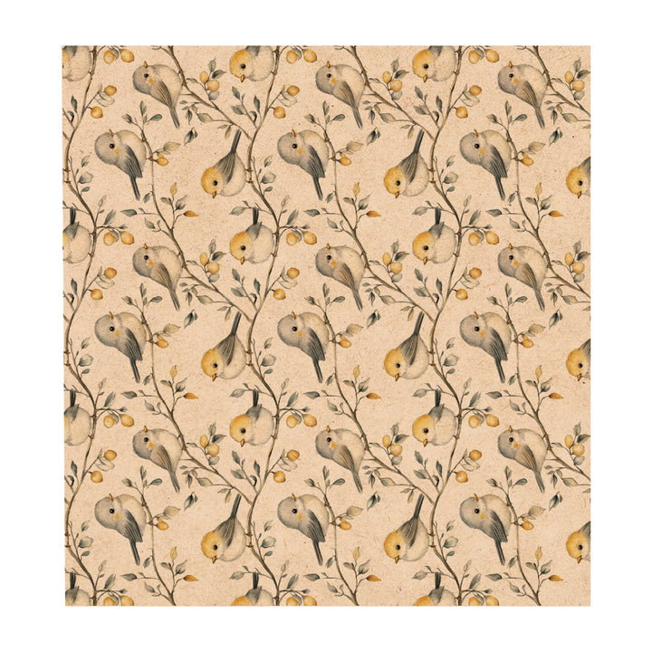PatternPly® Naturals Birds on Branches VERTICAL
