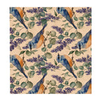 PatternPly® Naturals Bluebirds and Flowers VERTICAL sheet showing the pattern