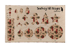 PatternPly® Naturals Red Christmas Trucks VERTICAL product photo 3