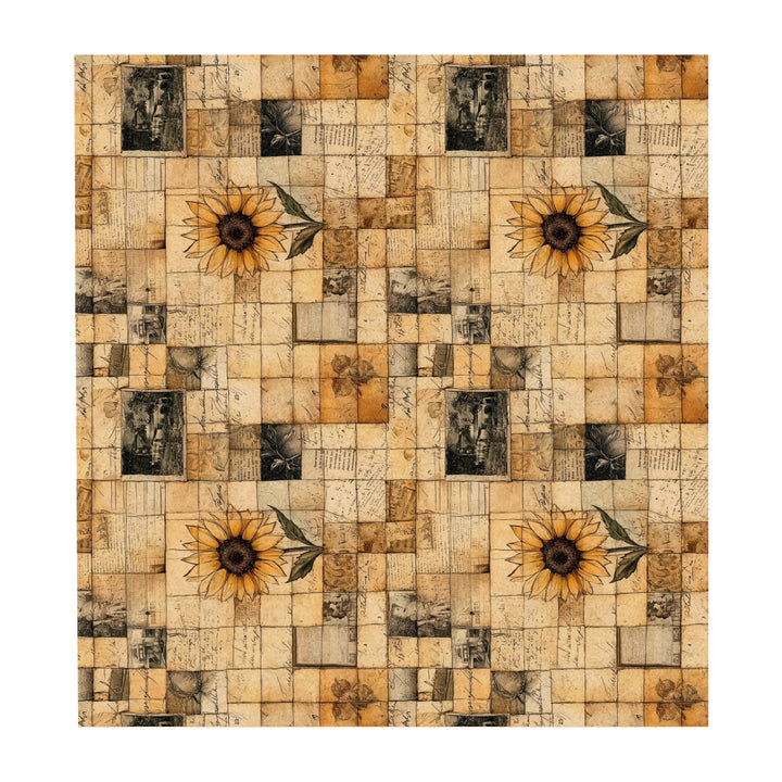 PatternPly® Naturals Sunflower Scrapbook VERTICAL