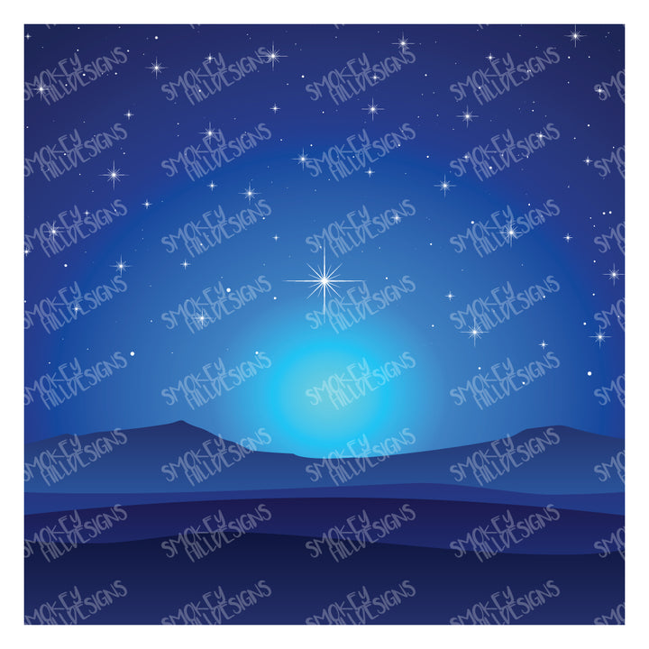 PatternPly® Full Coverage Nativity Night Sky