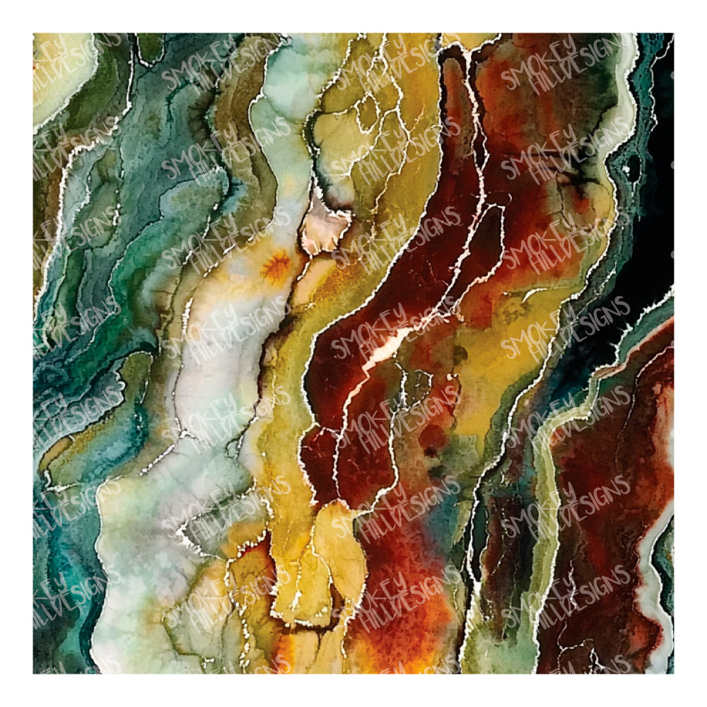 PatternPly® Full Coverage Natural Geode Large sheet showing the pattern