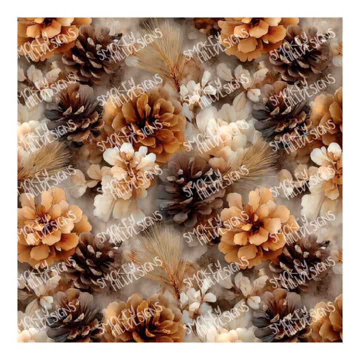 PatternPly® Transparent Natural Pinecones