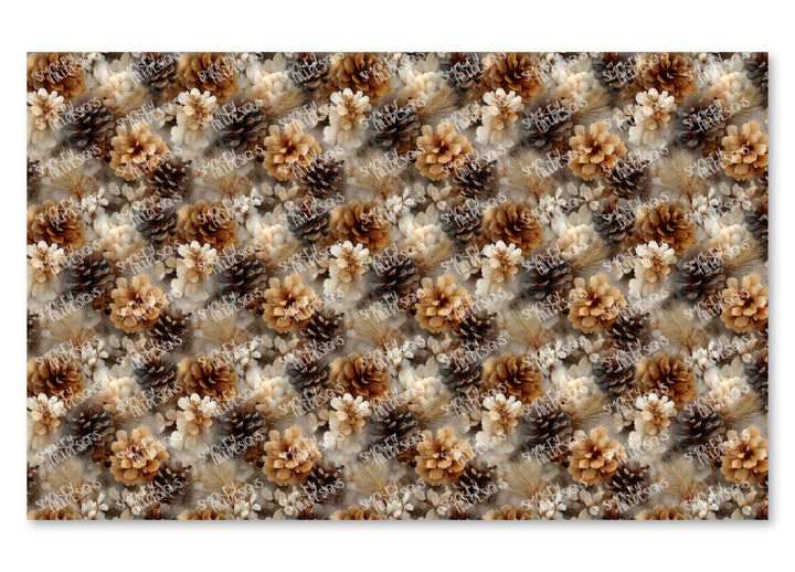PatternPly® Full Coverage Natural Pinecones