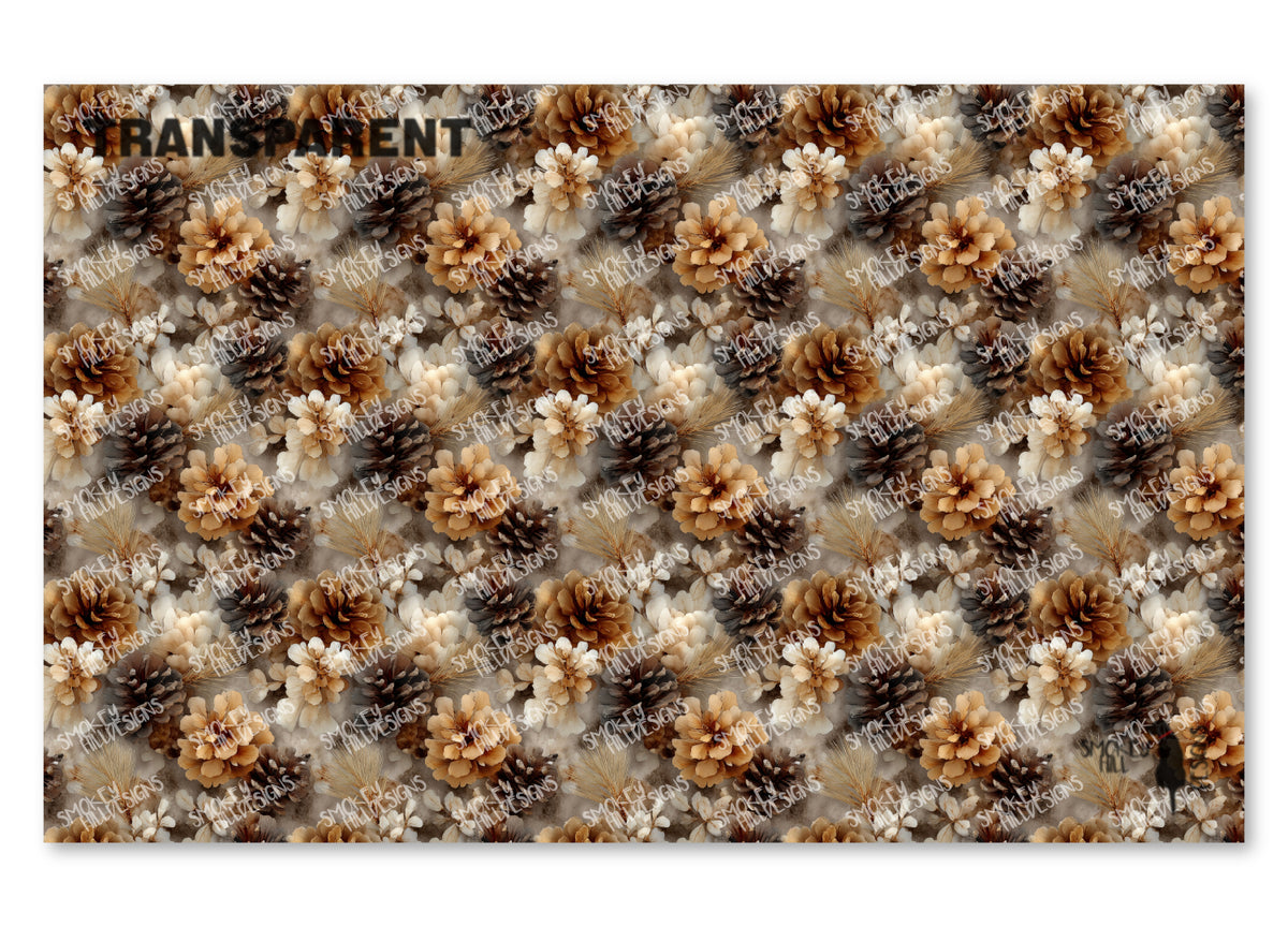 PatternPly® Transparent Natural Pinecones product photo 2
