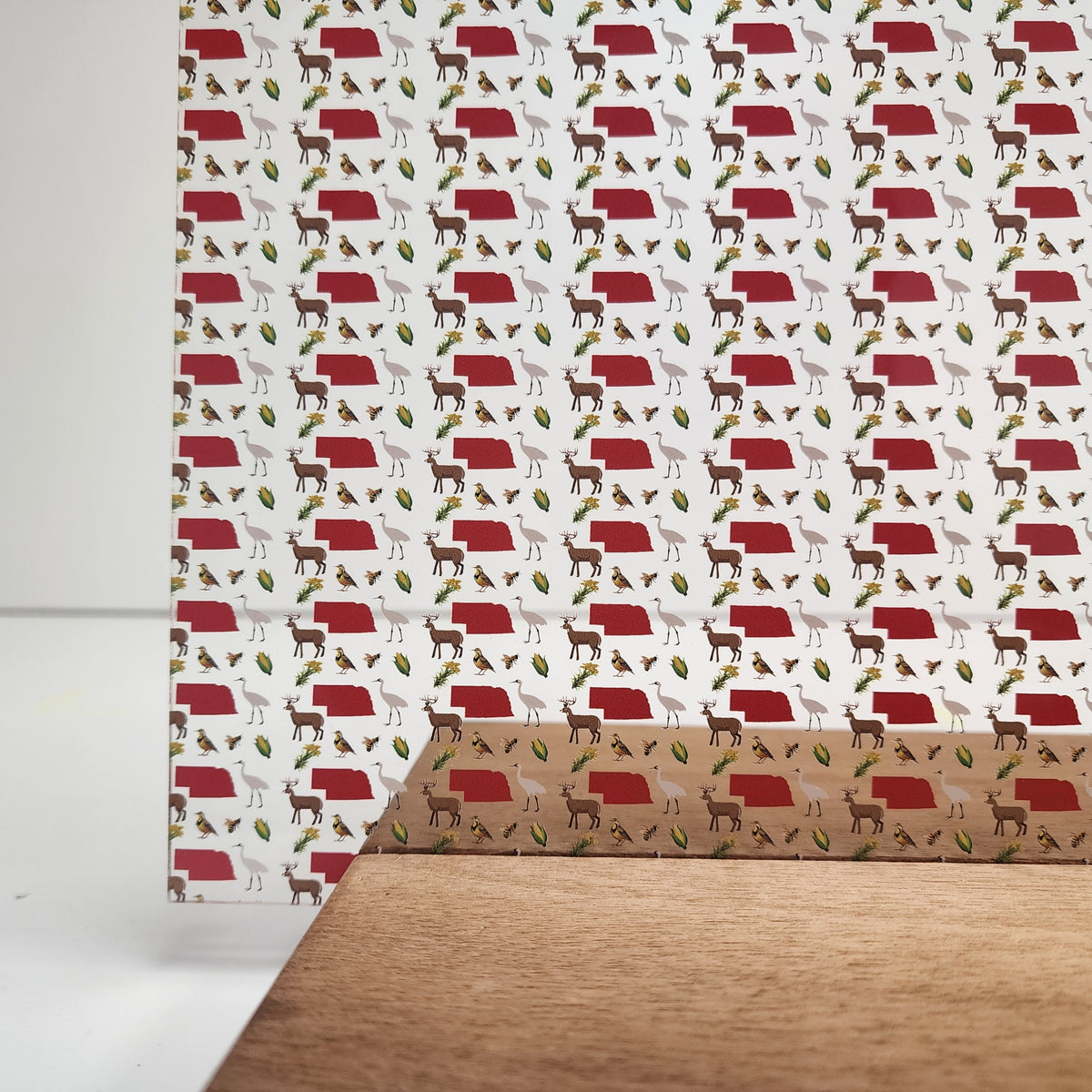 PatternPly® Scattered Nebraska Icons sheet showing the pattern