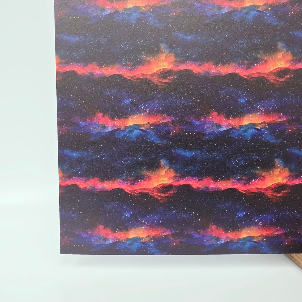 PatternPly® Full Coverage Nebula Sky sheet showing the pattern