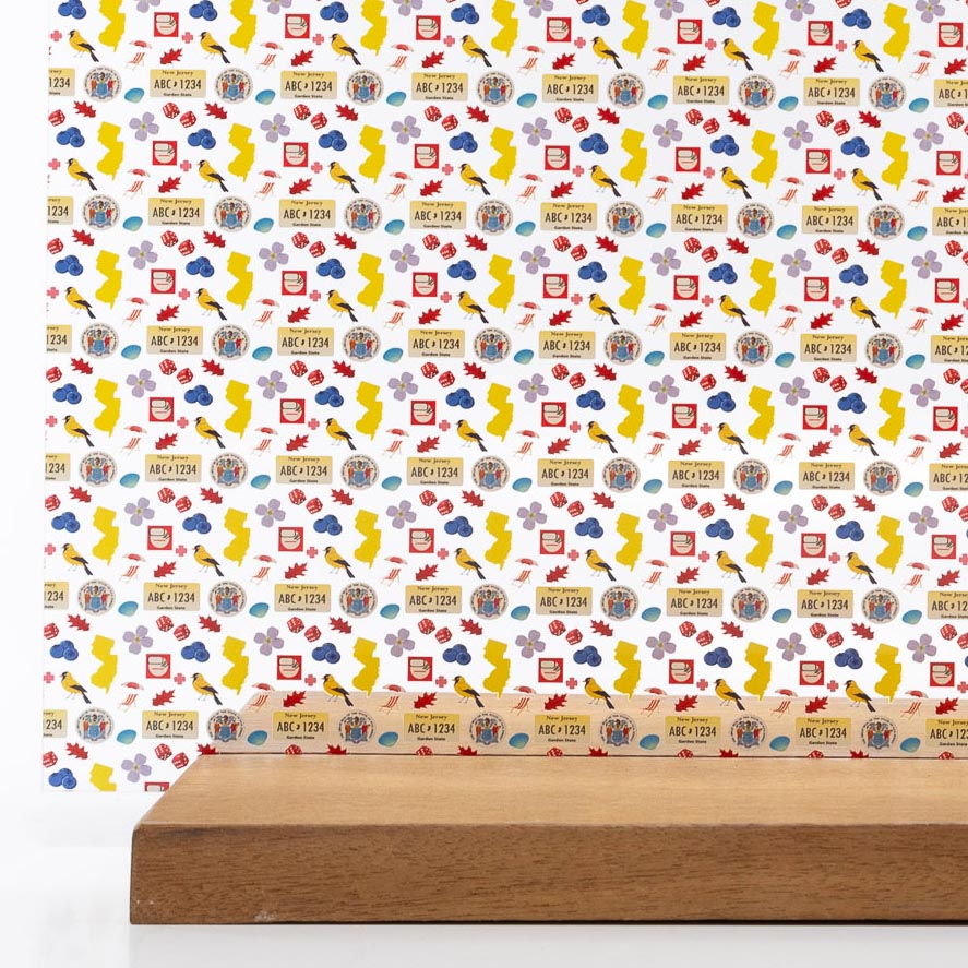 PatternPly® Scattered New Jersey Icons sheet showing the pattern