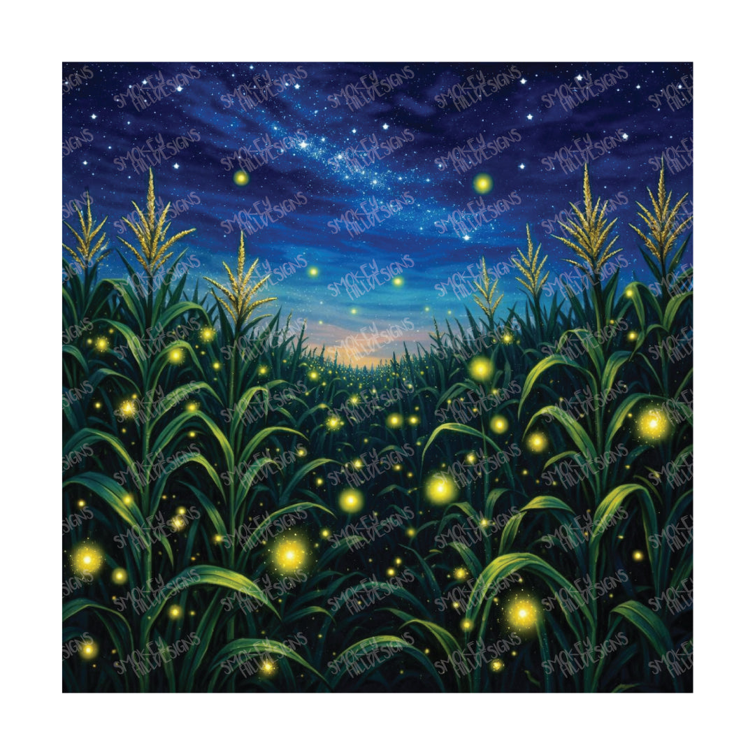 PatternPly® Transparent Night Skies Series Volume 2 Summer Night Skies Series 14 art scene artwork