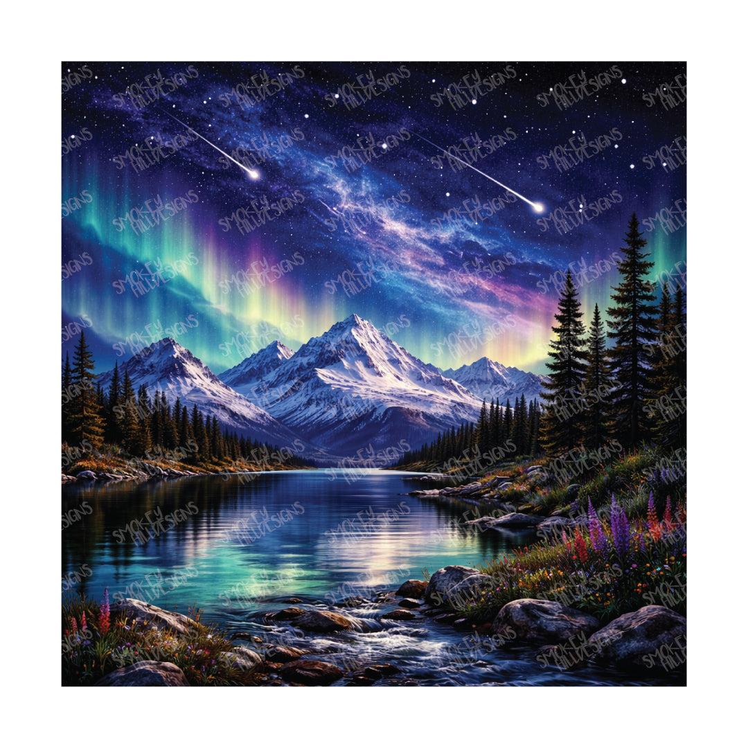 PatternPly® Full Coverage Night Skies Series Volume 2 Summer Night Skies Series 9 art scene artwork