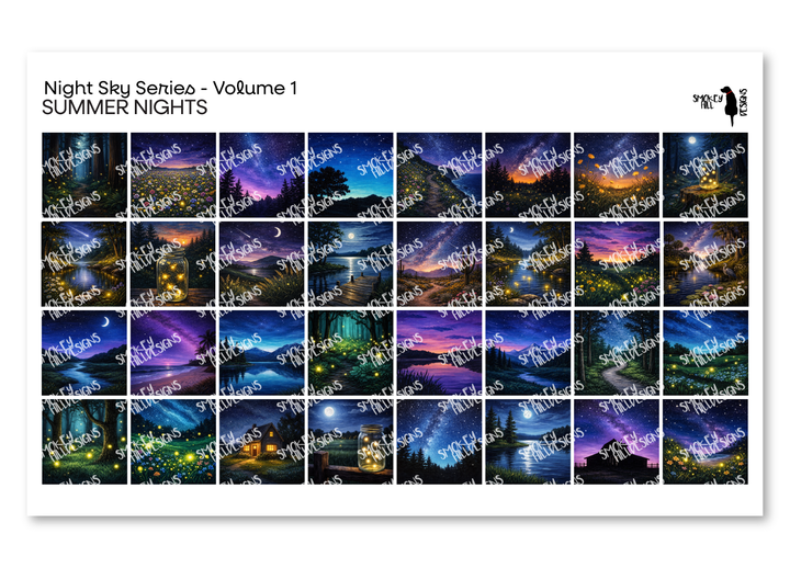 PatternPly® Transparent Night Skies Volume 1 Summer Nights Sampler