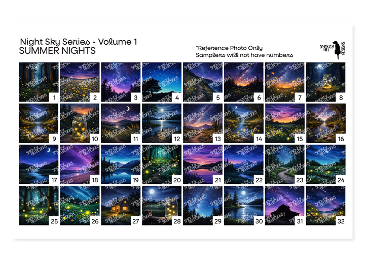 PatternPly® Transparent Night Skies Volume 1 Summer Nights Sampler