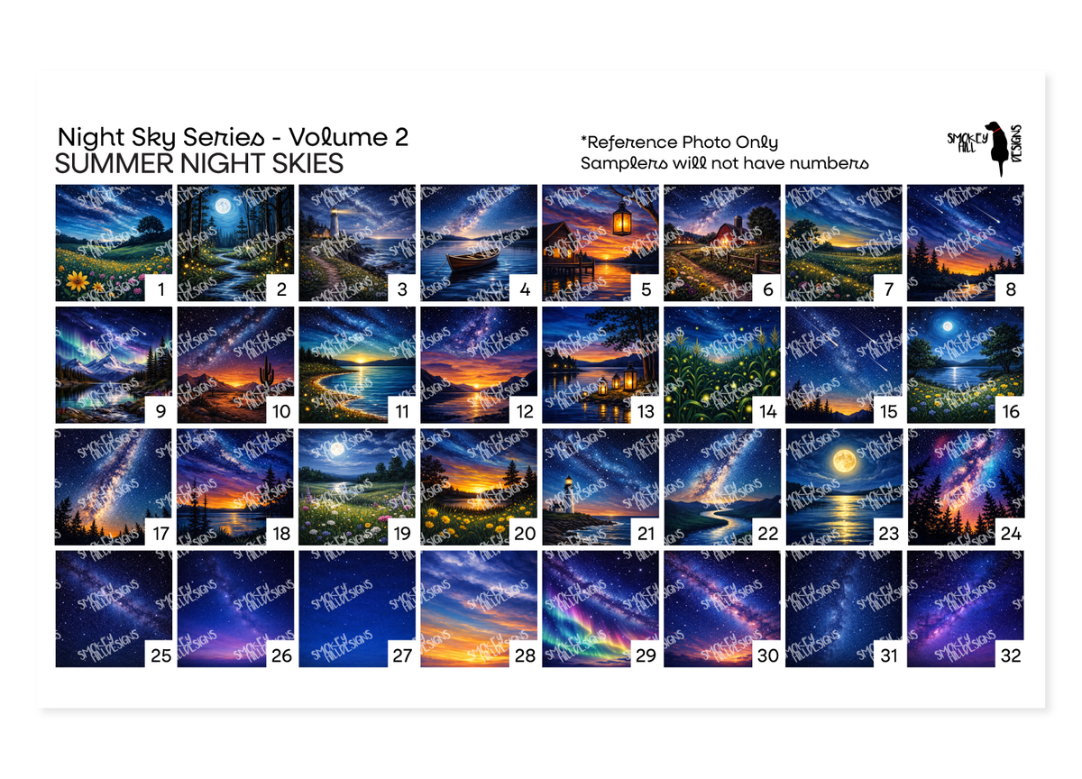 PatternPly® Full Coverage Night Skies Volume 2 Summer Night Skies Sampler product photo 3