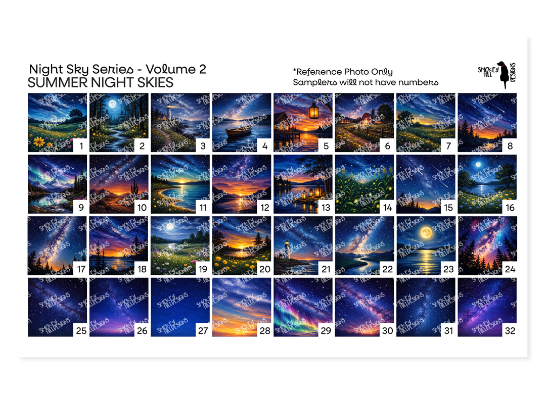 PatternPly® Transparent Night Skies Volume 2 Summer Night Skies Sampler