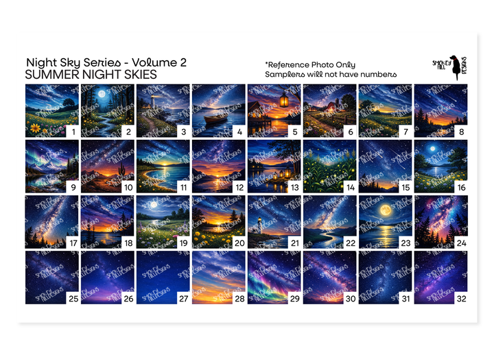 PatternPly® Transparent Night Skies Volume 2 Summer Night Skies Sampler