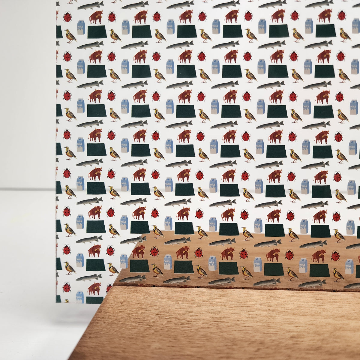 PatternPly® Scattered North Dakota Icons sheet showing the pattern