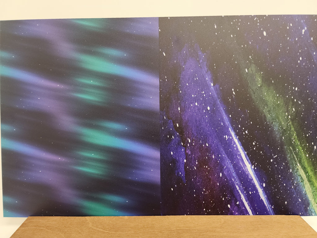PatternPly® Full Coverage Northern Lights Duo sheet showing the pattern
