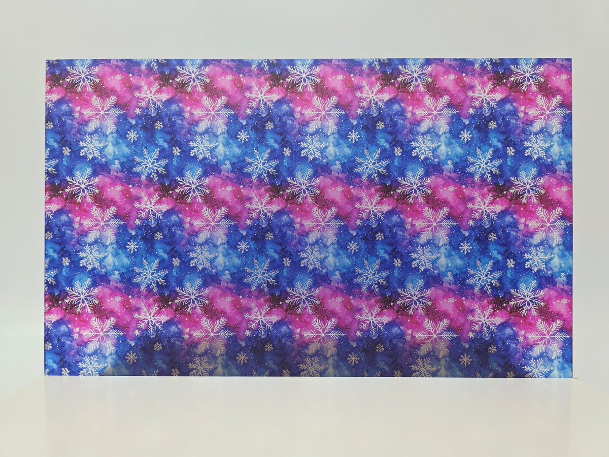 PatternPly® Transparent Northern Lights Snowflakes product photo 2