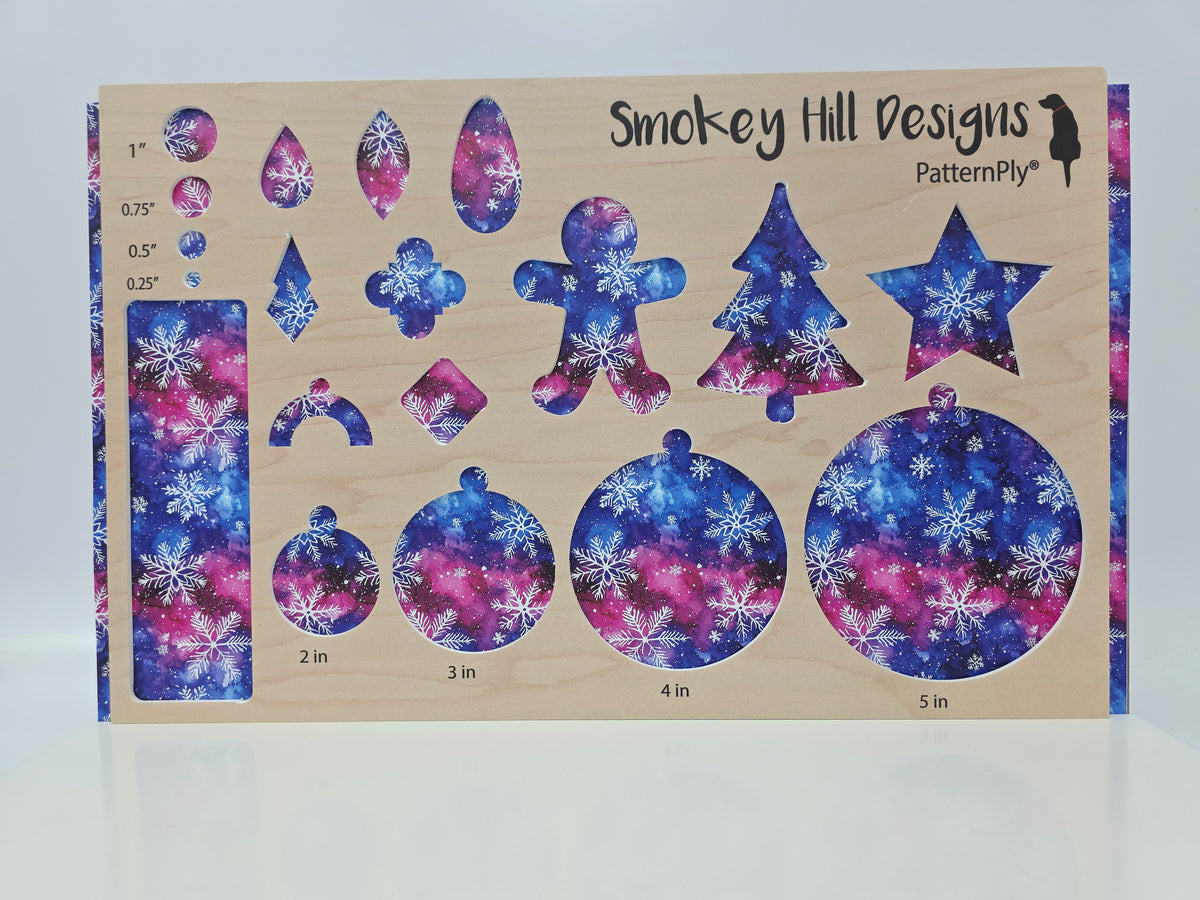 PatternPly® Full Coverage Northern Lights Snowflakes product photo 3