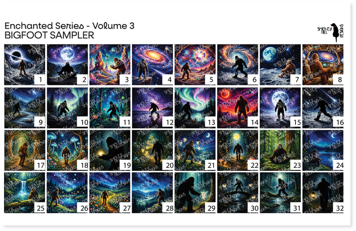 PatternPly® Transparent Enchanted Series Volume 2 Bigfoot Sampler