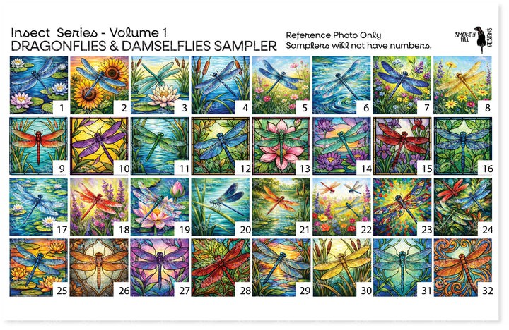 PatternPly® Transparent Insect Series Volume 1 Dragonflies Sampler