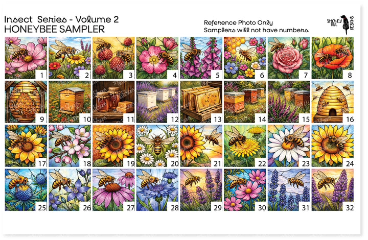 PatternPly® Transparent Insect Series Volume 2 Honeybees Sampler