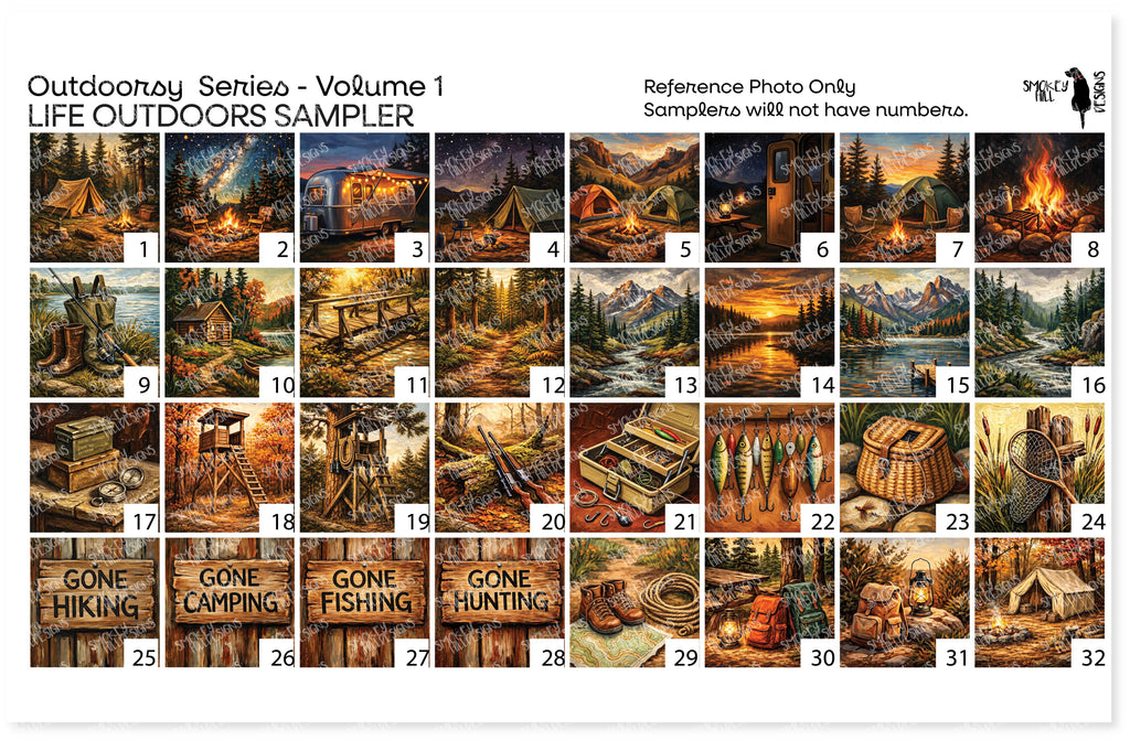 PatternPly® Full Coverage Outdoorsy Series Volume 1 Life Outdoors Sampler product photo 3