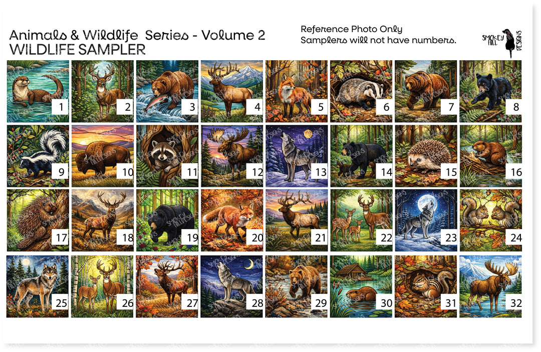 PatternPly® Transparent Animals and Wildlife Volume 2 Wildlife Sampler