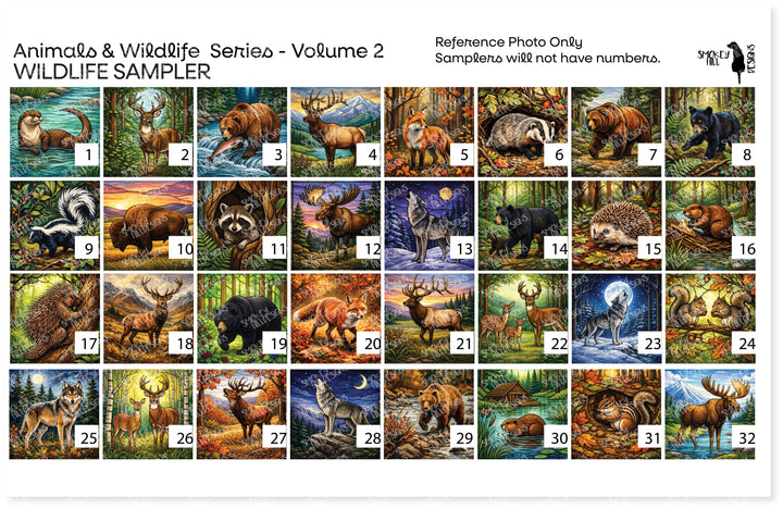 PatternPly® Transparent Animals and Wildlife Volume 2 Wildlife Sampler