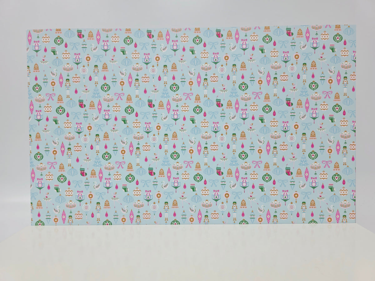PatternPly® Full Coverage Nutcrackers and Ballerinas on Blue LARGE product photo 2