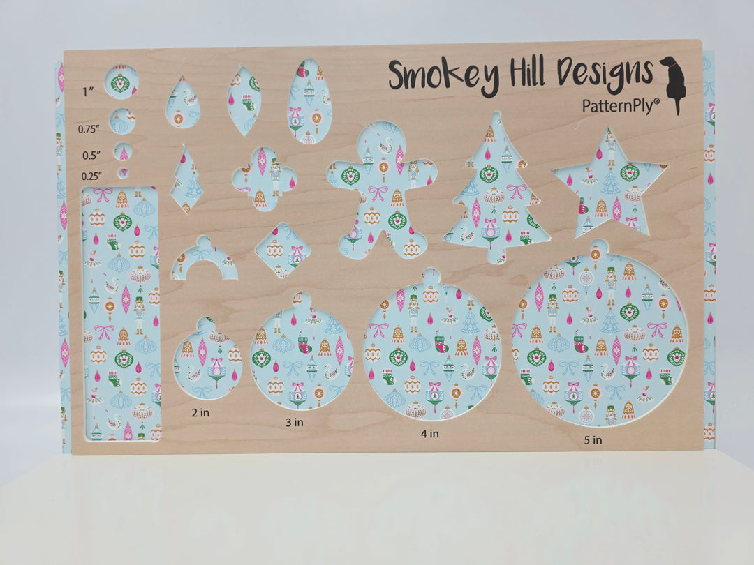 PatternPly® Full Coverage Nutcrackers and Ballerinas on Blue LARGE