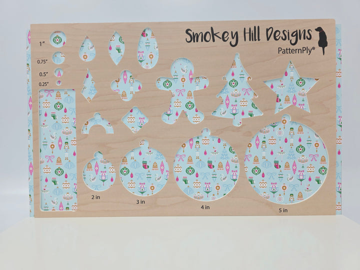 PatternPly® Full Coverage Nutcrackers and Ballerinas on Blue LARGE