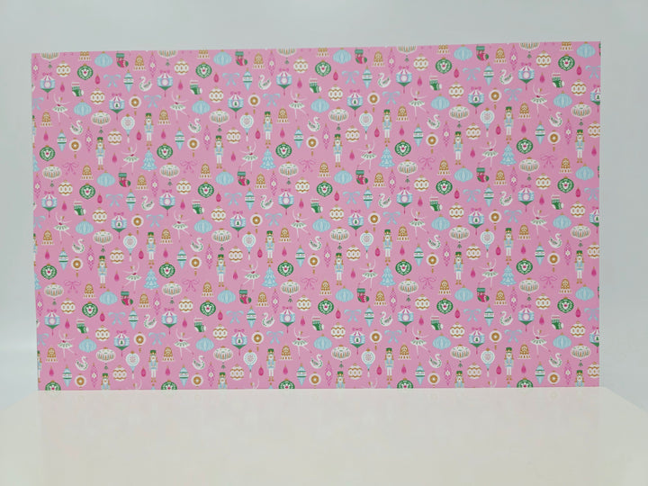 PatternPly® Nutcrackers and Ballerinas on Pink LARGE