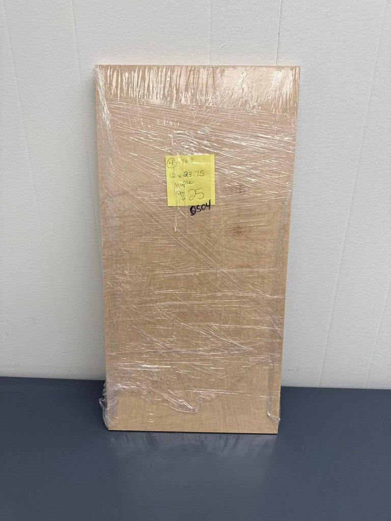 1/4” maple off cuts, 4 pcs, 12x23.75"
