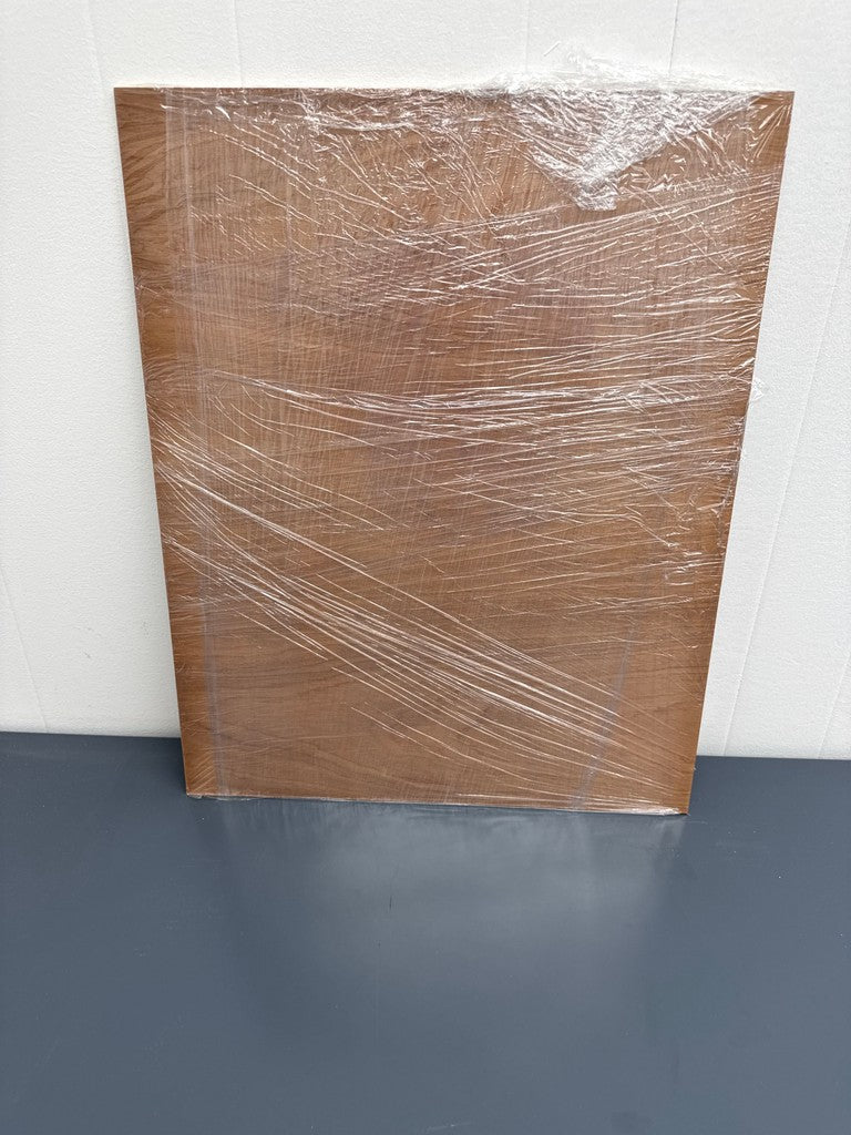 1/4 in sapele outlet piece, back