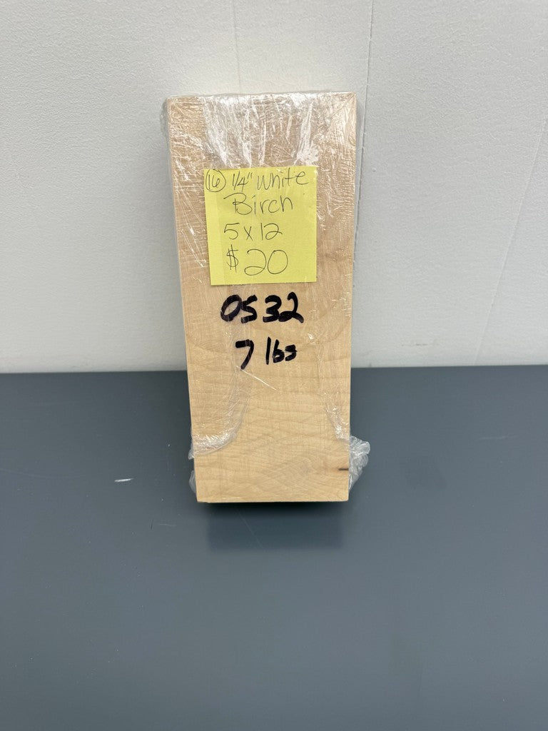 Outlet 1/4” White Birch bundle