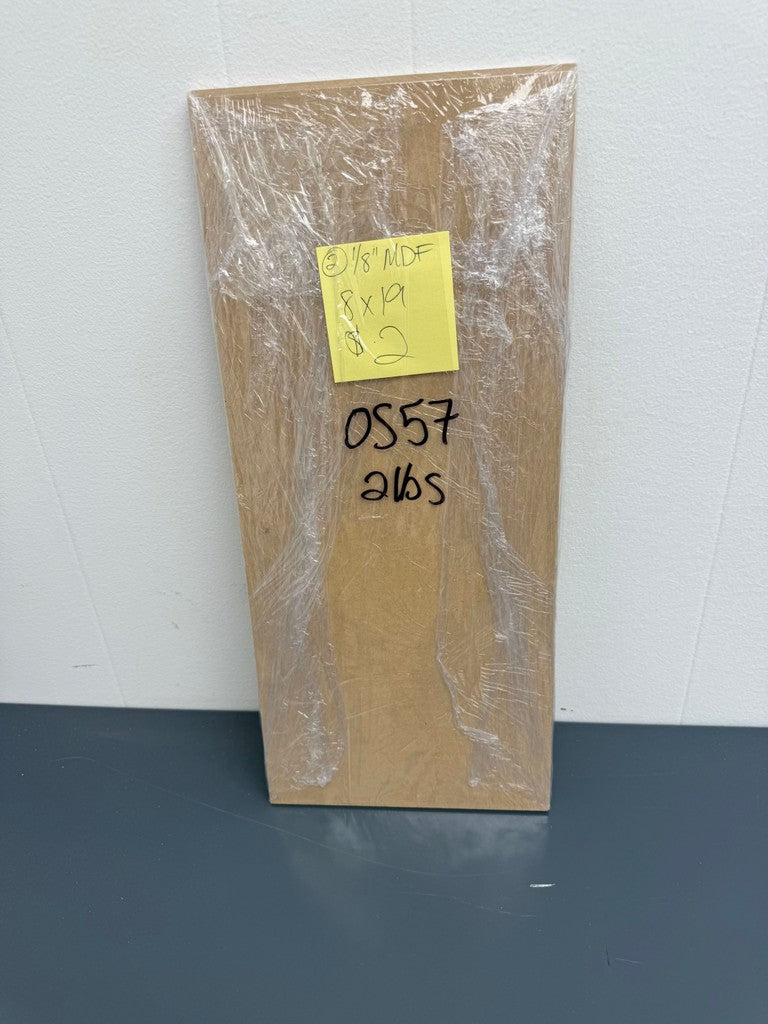 Outlet - 1/8” MDF (2 pcs, 8x19")