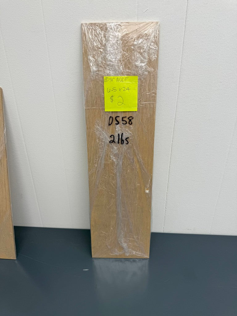 Outlet - 1/8” MDF (2 pcs, 6.5x24")