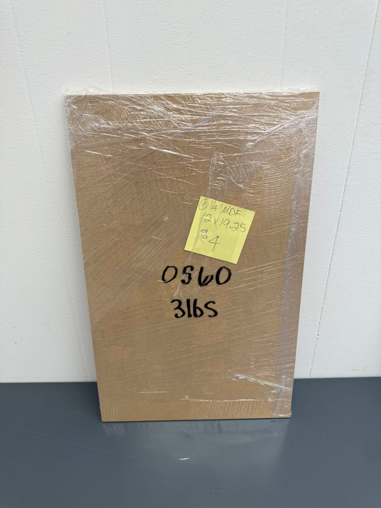 Outlet - 1/4” MDF (2 pcs, 12x19.25")