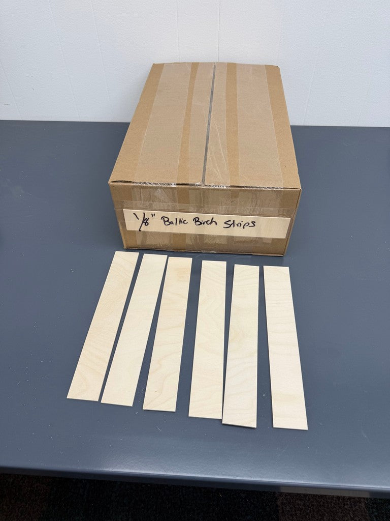 1/8” Baltic Birch cut-off strips box