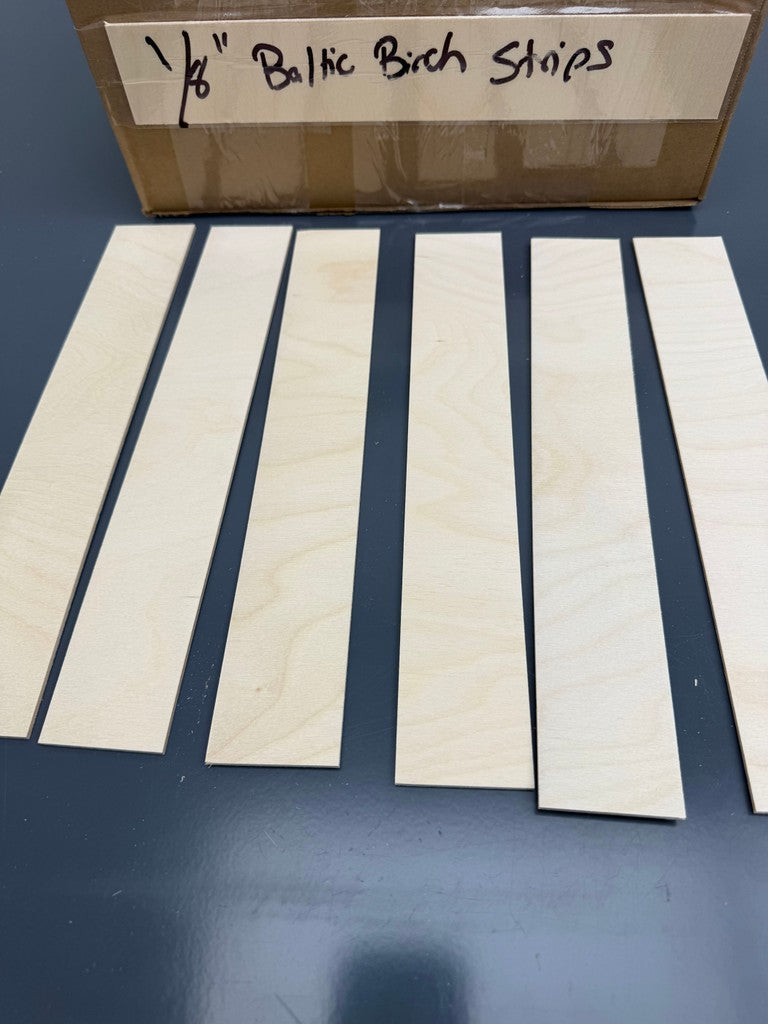 1/8” Baltic Birch cut-off strips