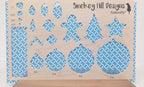 PatternPly® Scattered Ocean Blue Geometric product photo 2