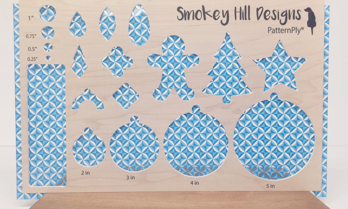 PatternPly® Scattered Ocean Blue Geometric product photo 2