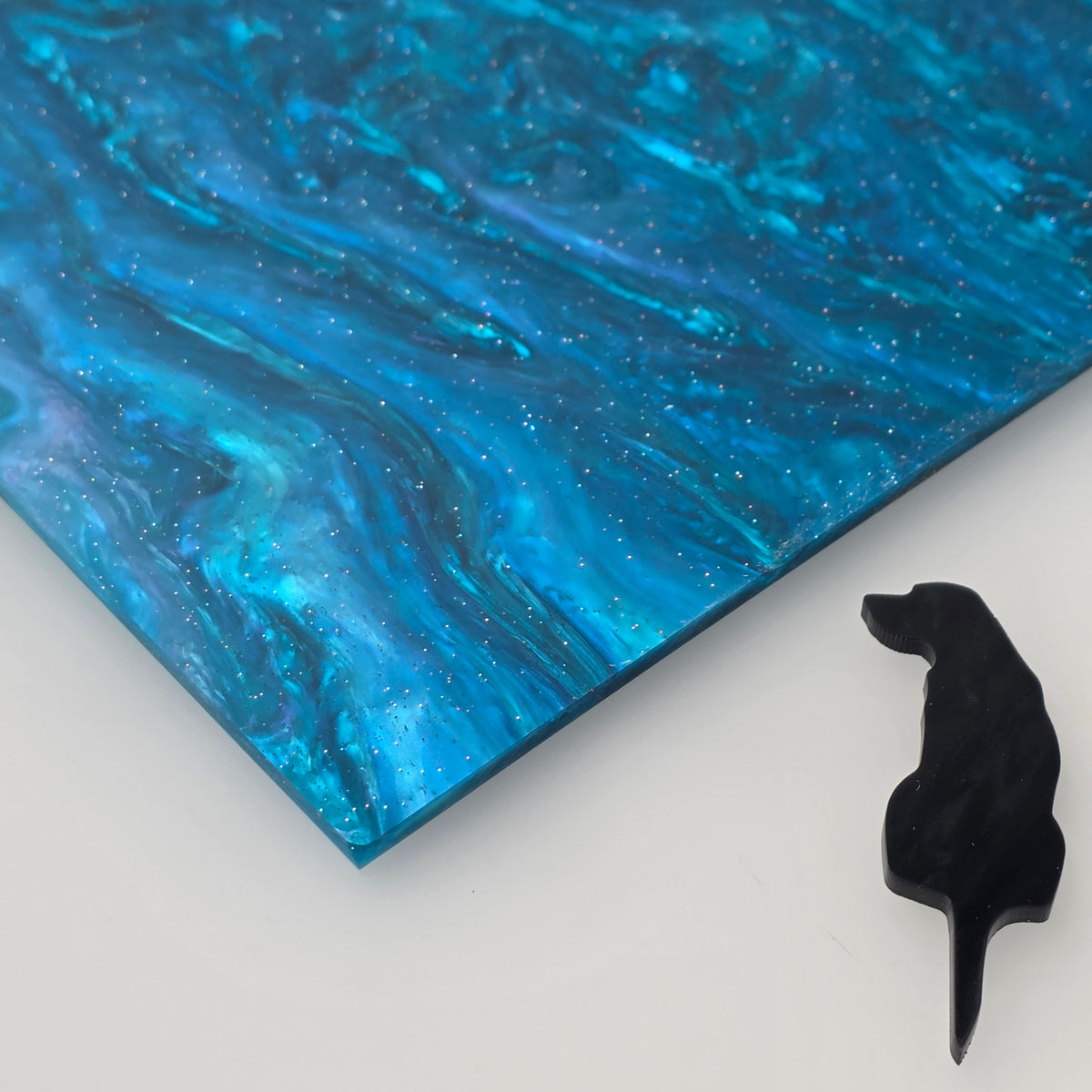 Oceanic Mist Interstellar Sparkles acrylic sheet