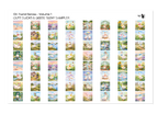 PatternPly® Transparent On Trend Volume 1 Cute Ducks and Geese Teeny Sampler: sampler sheet of small art scene designs