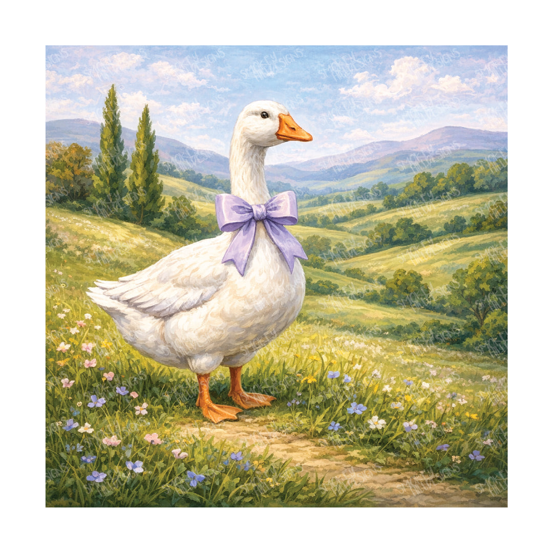 PatternPly® Full Coverage On Trend Series Volume 1 Cute Ducks and Geese 18 art scene artwork