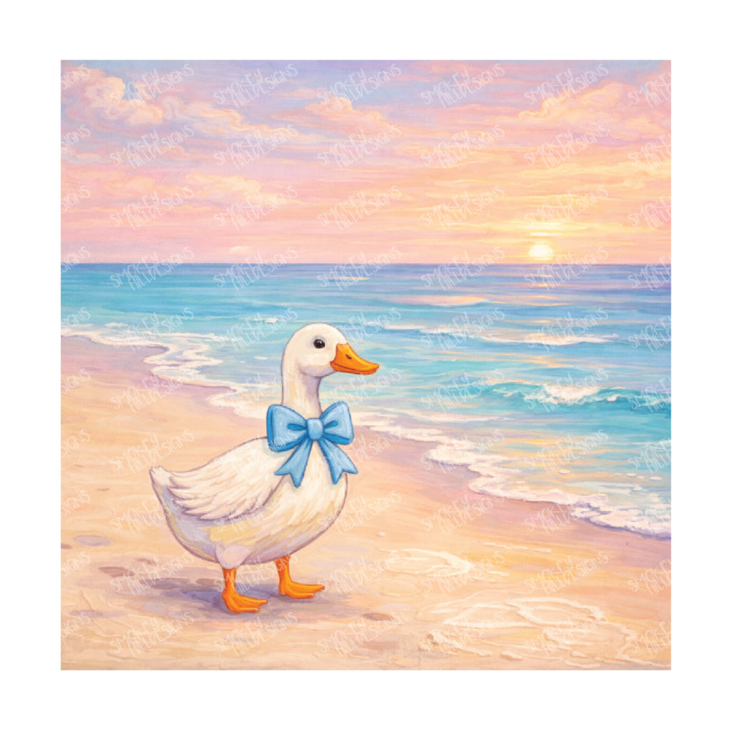 PatternPly® Transparent On Trend Series Volume 1 Cute Ducks and Geese 1 art scene artwork