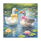 PatternPly® Transparent On Trend Series Volume 1 Cute Ducks and Geese 22 art scene artwork