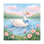 PatternPly® Transparent On Trend Series Volume 1 Cute Ducks and Geese 27 art scene artwork